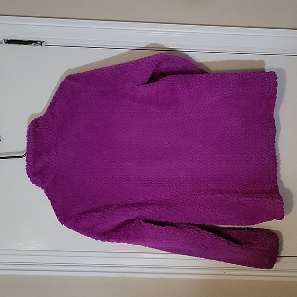 EUC Girl's PurpleThe North Face Fleece Zip-up Jacket - Picture 5 of 5